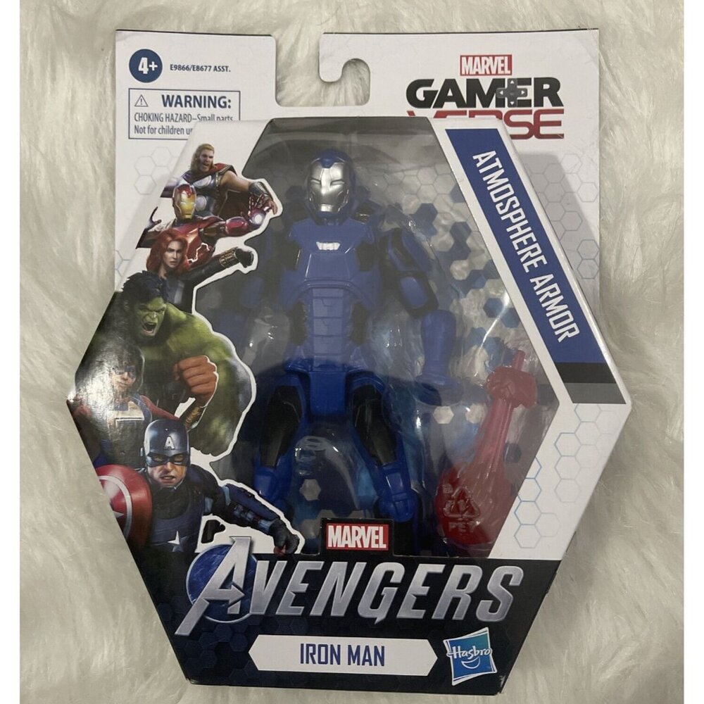 Hasbro Marvel Gamerverse 6-inch Iron Man Action Figure Toy,‎ With Atmosphere NEW